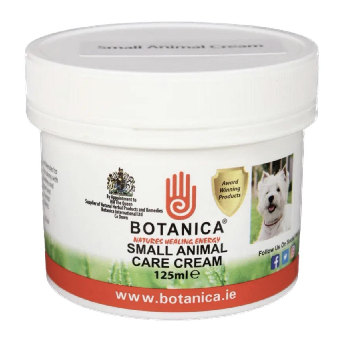 Botanica Small Animal Care Cream 125ml Stefs Pet Pantry