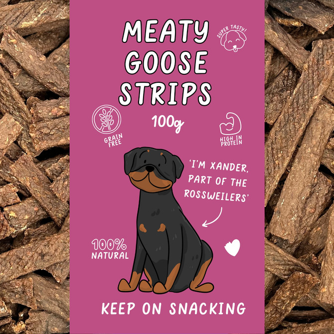 Meaty Goose Strips - 100g