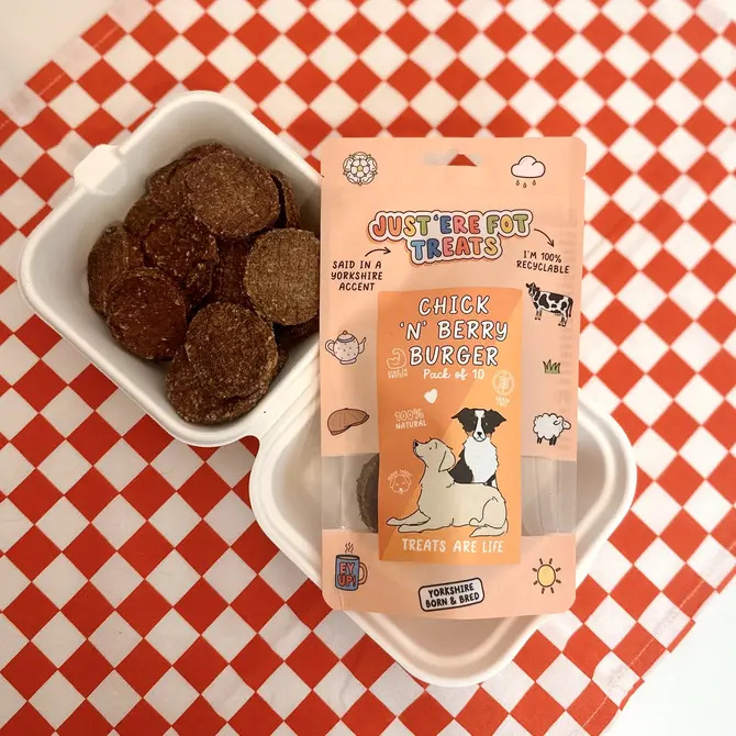 Nowt Fried Chick 'n' Berry Burger � Pack of 10