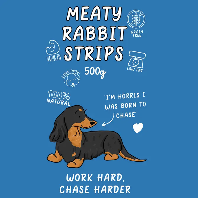 Meaty Rabbit Strips - 500g