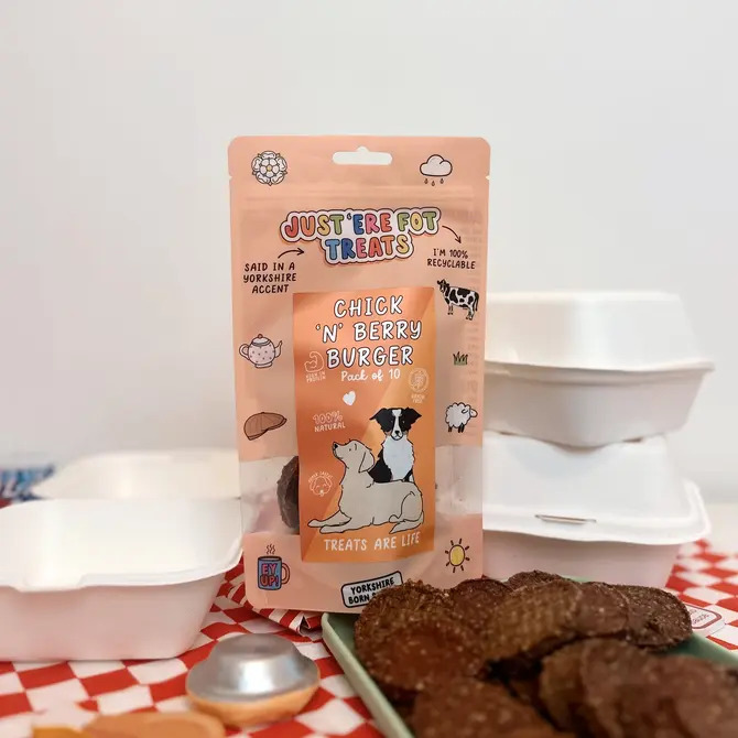 Nowt Fried Chick 'n' Berry Burger � Pack of 10