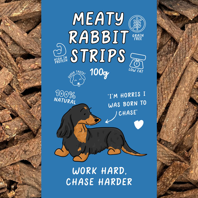 Meaty Rabbit Strips - 100g