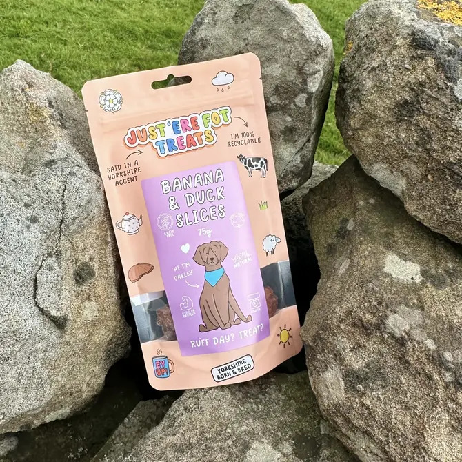 Banana & Duck Slices 75g