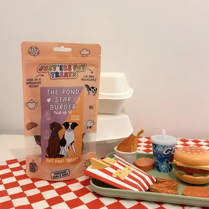 Nowt Fried The Pond Star Burger - Pack of 10