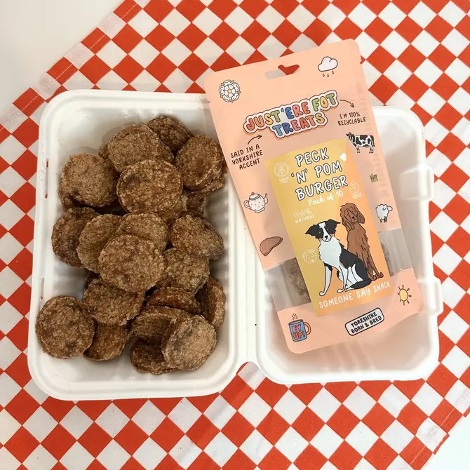 Nowt Fried Peck 'N' Pom Burger - Pack of 10