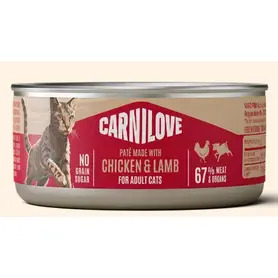 Carnilove Cat Chicken & Lamb Wet Tin 100g