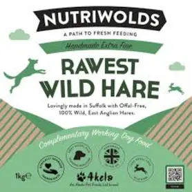 Nutriwolds Rawest Wild Hare - 1kg