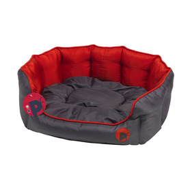 PetFace Oxford Oval Pet Bed Red - Extra Large