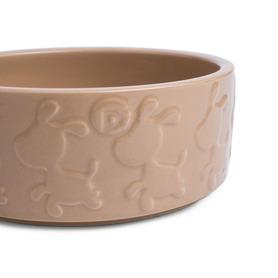 PetFace Dog Character Ceramic Bowl 15cm