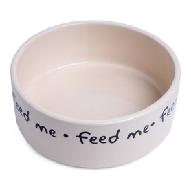 PetFace Feed Me Ceramic Bowl 20cm