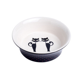 PetFace Silhouette Ceramic Cat Bowl