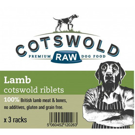 Cotswold RAW Lamb Riblets x3 (300g)