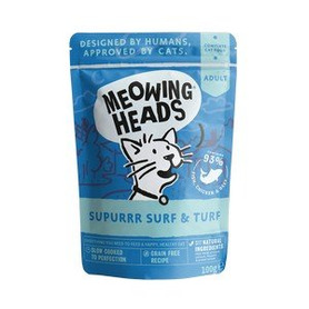 Meowing Heads - Wet Cat Food - Surf &Turf 100g 