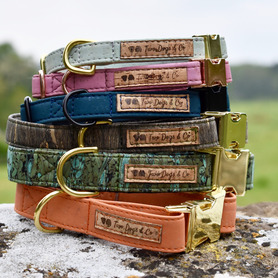 Cork Dog Collar Small Wide Size 30cm - 42cm and 19mm Wide