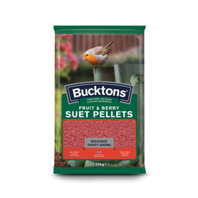 Bucktons Fruit & Berry Suet Pellets 12.55kg 50% Off (Short Dated)