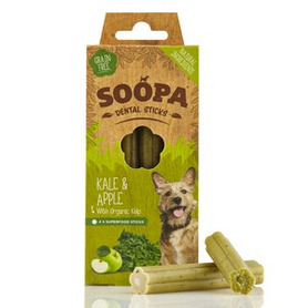 Soopa Kale & Apple Dental Sticks 100g
