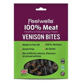 Feelwells 100% Meat Treats 100g - Venison Bites