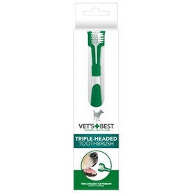 Vets Best Triple Headed Dog Tooth Brush