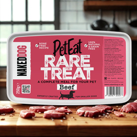 Naked Dog PetEat Rare Treat - 250g
