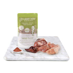 Purrform Pouch Wild Boar and Pork Loin with Heart and Liver (5day Fresh)