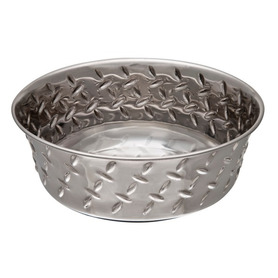 Bella Bowl Diamond Plate Bowl With Non-Skid Bottom 4.7ML