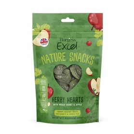 Burgess Excel Herby Hearts with mixed Herbs and Apple 60gm