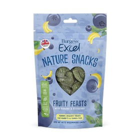 Burgess Excel Fruity Feasts with Banana and Blueberry 60gm