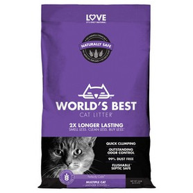 Worlds Best Cat Litter Multiple Cat Lavender Scented 6.35kg