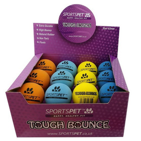 Sportspet Single Tough Bounce Balls Medium - Assorted