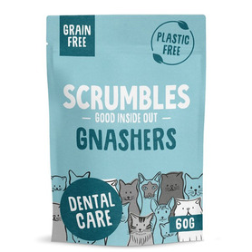 Scrumbles Cat Treats Gnashers Dental Bites 60g