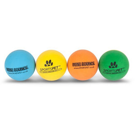 Sportspet Single Mini Bounce Balls - Assorted