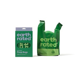 Earth Rated Poop Bags 120 Tie Handle Bags - Lavender 