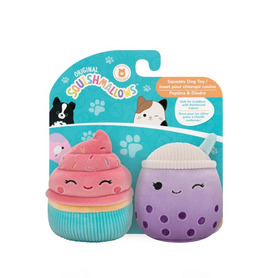 Jazwares Squishmallows - Sweets Poplina and Diedre - Dog Toy