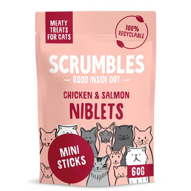 Scrumbles Salmon Niblets Treats 60g