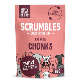 Scrumbles Salmon Chonks Meaty Treats 60g