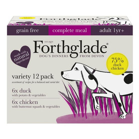 Forthglade Variety Pack 12x395g - Complete Grain Free (Chicken & Duck)