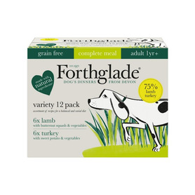 Forthglade Variety Pack 12 x 395g - Complete Grain Free (Lamb & Turkey)