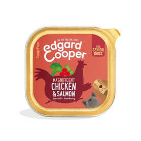 Edgard Cooper Senior Wet Cup Chicken & Salmon 150g