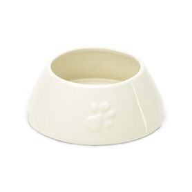 Scruffs Icon Long Eared Dog Bowl 21cm Cream (Spaniel Bowl)