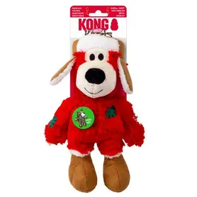 Kong Holiday Wild Knot Bear Assorted Med/Large 2025