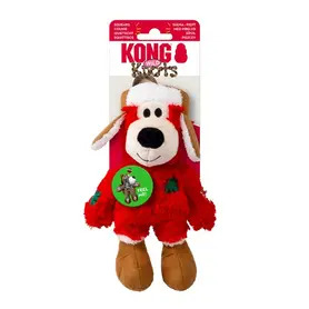 Kong Holiday Wild Knot Bear Assorted Small/Medium