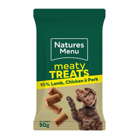 Natures Menu Original Meaty Treats 50g - Lamb, Chicken & Pork