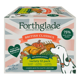 Forthglade Complete Adult GF Variety British Classics with Veg 12x395g