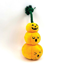 Happy Pet Halloween Pumpkin Stack