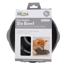 Outward Hound FunFeeder - Drop Grey Medium