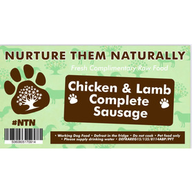 NTN Sausages Chicken & Lamb Complete 