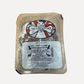 TDB Puppy Lamb Tripe with Duck 1kg - 80:10:10