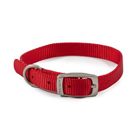 Ancol Viva Nylon Collar Red 20-26cm Size 1