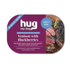 Hug Pet Food ADULT WITH SLEEVE Venison with Blackberries 300g