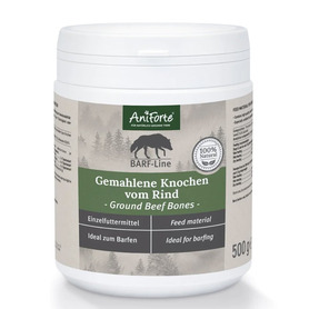 AniForte Ground Beef Bones - Natural Calcium Supplement 500g